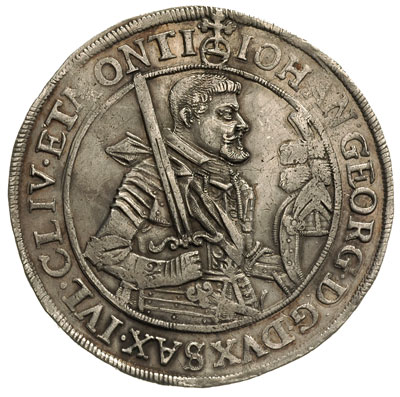 talar 1626 / HI, Drezno, srebro 28.17 g, Dav. 76