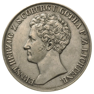 półtalar 1834, Gotha, AKS 74, Kahnt 484, rzadki