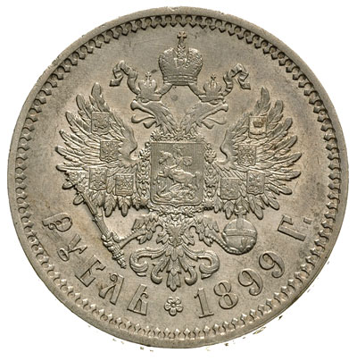 rubel 1899 / ФЗ, Petersburg, Kazakov 162, bardzo ładny