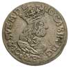 szóstak 1662, Kraków, litery A T, bez wewnętrznych obwódek po obu stronach monety