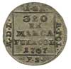 grosz srebrny 1767, Warszawa, korona mała, Plage