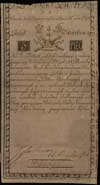 5 złotych 8.06.1794, seria N.B.1, Miłczak A1a2, Lucow 3 (R2), na odwrocie niewielkie podlepki