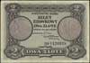 2 złote 1.05.1925, seria D, Miłczak 60, Lucow 705 (R3), banknot bez zagięć, ale ślady odrywania na..