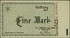 1 marka 15.05.1940, seria A, numeracja 6-cyfrowa