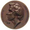 Fryderyk Chopin- medal autorstwa Wacława Szymanowskiego 1899 r., Aw: Głowa w prawo i napis F F CHO..