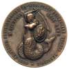 medal sygnowany J. Knedler wybity w 1915 r. upamiętniający zniszczenie Mostu Poniatowskiego przez ..