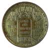 Jan Kalwin - medal autorstwa A. Bovy’ego wybity w 1835 r. z okazji Jubileuszu Reformacji, Aw: Popi..