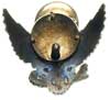 odznaka pamiątkowa w formie dwugłowego orła z czasów panowania cesarzowej Elżbiety \Za ukończenie ..