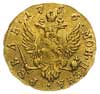 rubel 1756, Krasny Dwor, złoto 1.59 g, Diakov 38