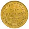 5 rubli 1845 / КБ, Petersburg, złoto 6.52 g, Bitkin 26, rysy na rewersie, ale pięknie zachowane