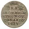 grosz = 9 denarów 1623, Krzemnica, Huszar 1191, Her. 1017, ciekawa moneta nawiązująca wizerunkiem ..