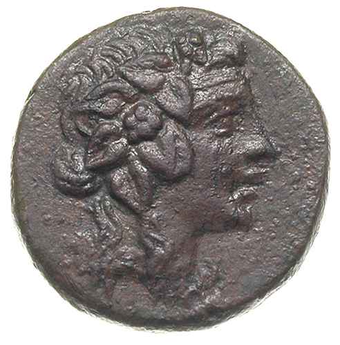 Pont, Amisos, brąz ok. 88-65, Aw: Głowa Dionizos