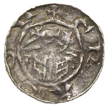 Władysław Herman 1081-1102, denar, Aw: Głowa w l