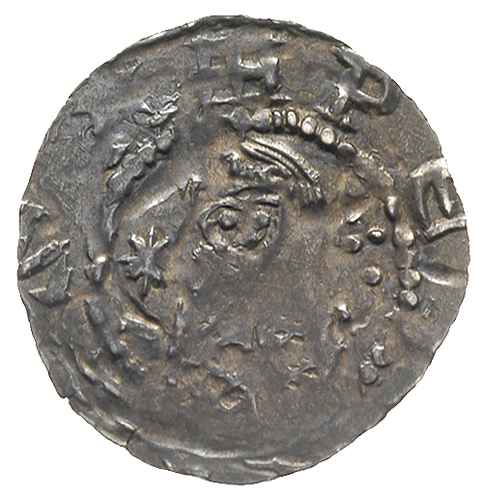Przybysław Henryk 1127-1150, denar, Aw: Popiersi