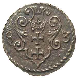 denar 1583, Gdańsk, Gdańsk, T. 3, patyna