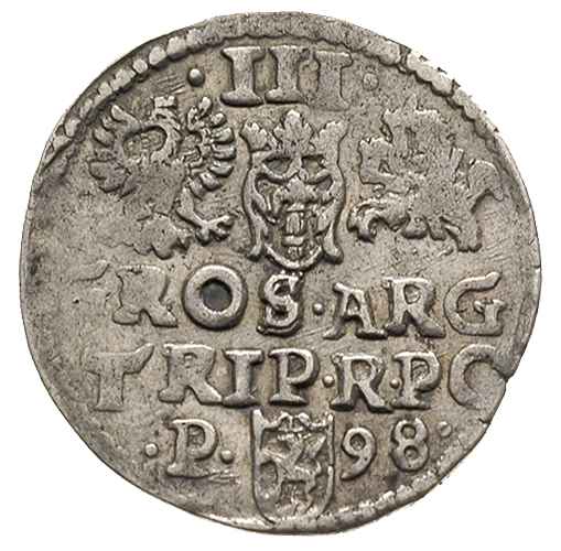 trojak 1598, Poznań, Iger P.98.4.a