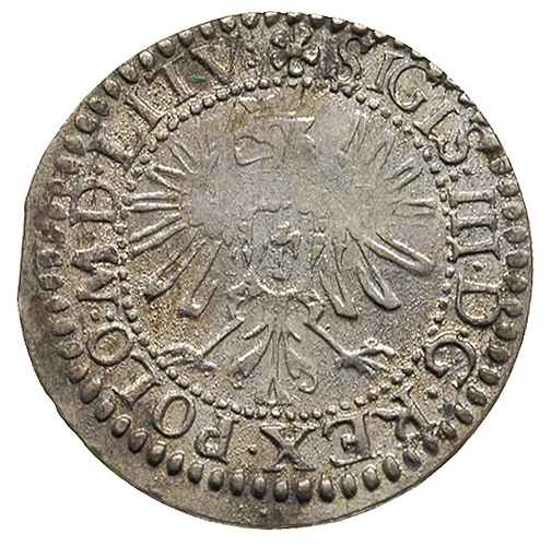 grosz 1610, Wilno, odmiana z obwódkami, Ivanausk