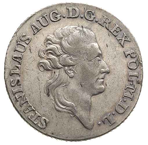 złotówka 1785, Warszawa, Plage 293, piękna moneta z dużym blaskiem menniczym, rzadka