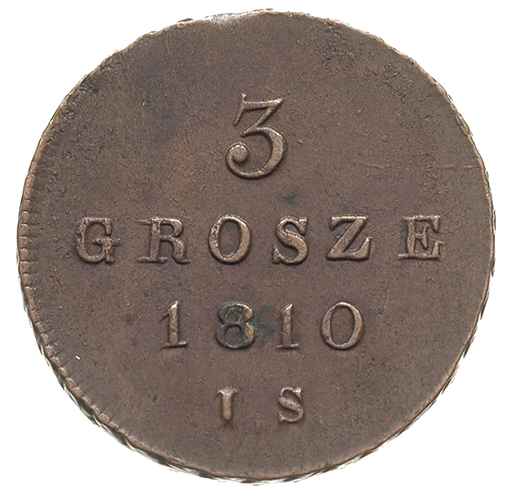 3 grosze 1810, Warszawa, Iger KW.10.1.a, Plage 7