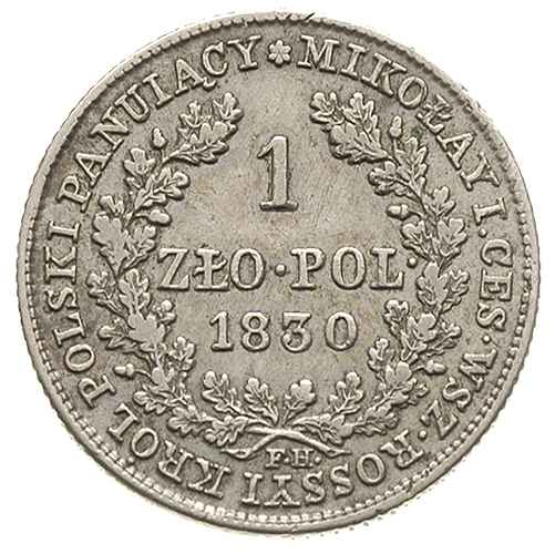 1 złoty 1830, Warszawa, Plage 73, Bitkin 999, pa