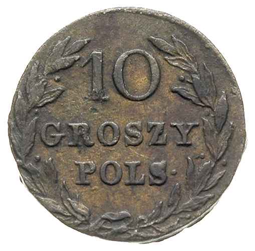 10 groszy 1816, Warszawa, Plage 81, Bitkin 848, patyna