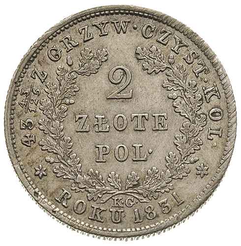 2 złote 1831, Warszawa, Plage 273 wariant, rzadk