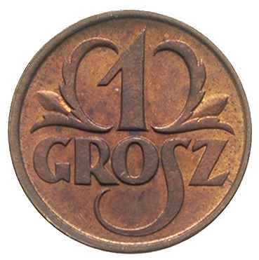 1 grosz 1925, Warszawa, Parchimowicz 101.b, pięk