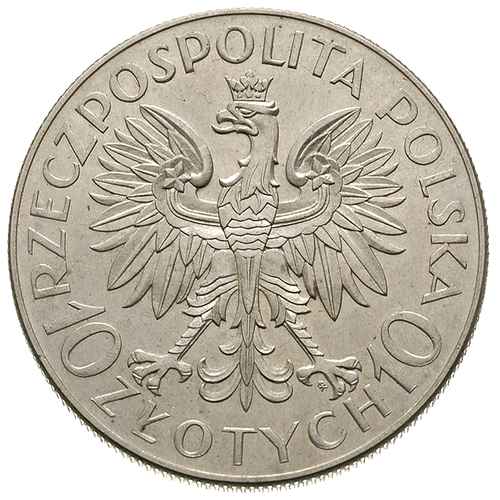 10 złotych 1933, Warszawa, Romuald Traugutt, na 