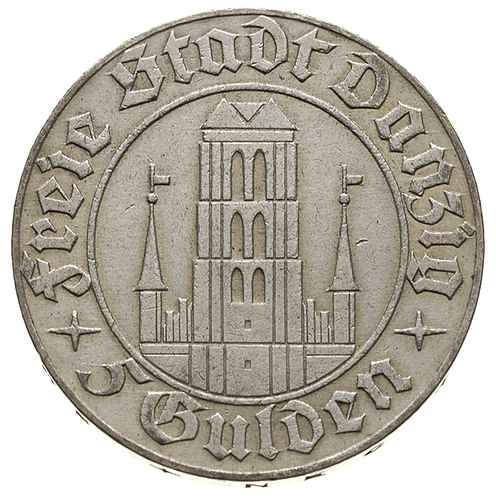5 guldenów 1932, Berlin, Kościół Marii Panny, Parchimowicz 66, rzadkie