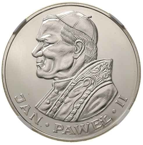 200 złotych 1986, Szwajcaria, Jan Paweł II, sreb