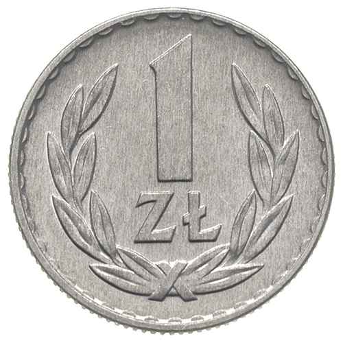 1 złoty 1967, Warszawa, Parchimowicz 213.d, bardzo rzadkie i pięknie zachowane