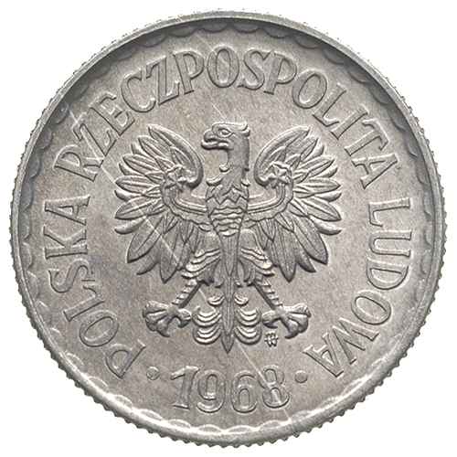 1 złoty 1968, Warszawa, Parchimowicz 213.e, bard