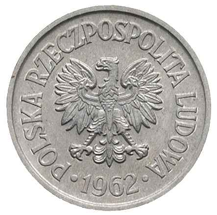 10 groszy 1962, Warszawa, Parchimowicz 206.b, bardzo rzadkie w tak pięknym stanie zachowania