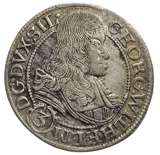 3 krajacary 1674, Brzeg, małe litery C - B, F.u.