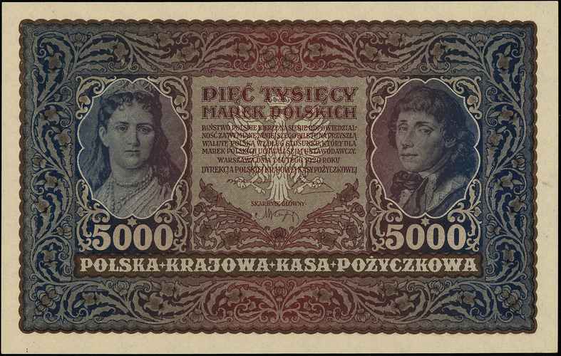 5.000 marek polskich 7.02.1920, II Serja H, Miłc