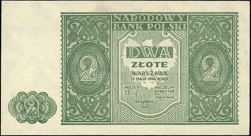 zestaw 1, 2, 5 i 10 złotych 15.05.1946, Miłczak 