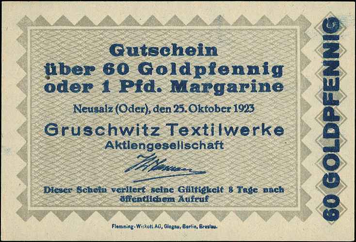 Nowa Sól /Neusalz/, Gruschwitz Textilwerke AG, 1