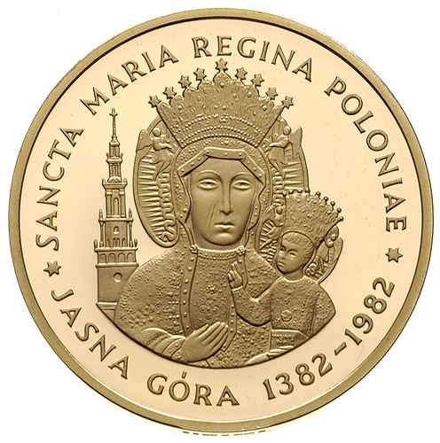 Jan Paweł II - Jasna Góra 1982, -medal autorstwa