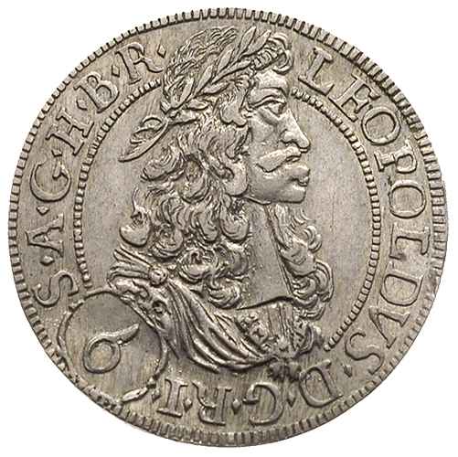 Leopold I 1657-1705, 6 krajcarów 1693, Hall, Her