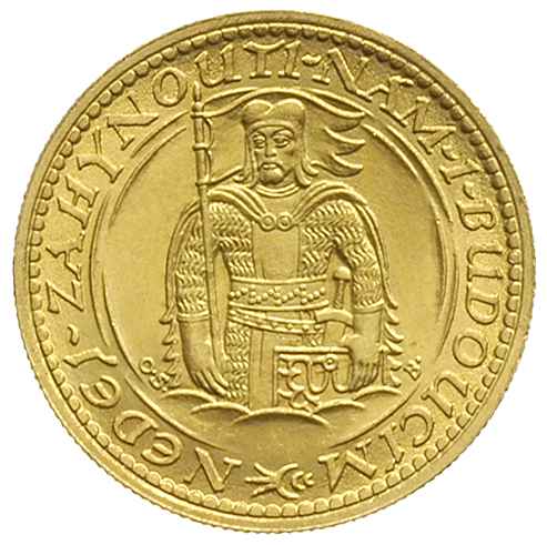 dukat 1923, złoto 3.50 g, Fr. 2, pięknie zachowany