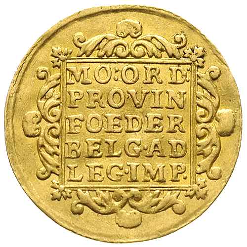 Holandia, dukat 1771, złoto 3.45 g, Delm. 775, Verk. 39.6, Purm. Ho15