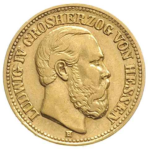 Hesja, Ludwik IV 1877-1892, 10 marek 1880 / H, D