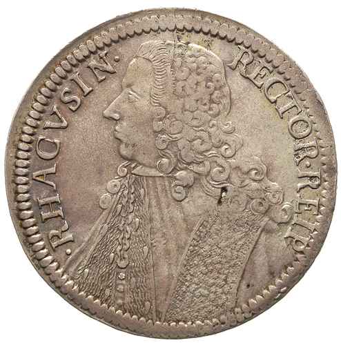 talar 1761 / G-B, srebro 27.96 g, Dav. 1639, niewielkie uderzenie na awersie, ale przyzwoicie zachowany