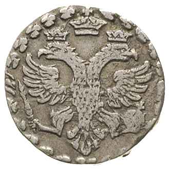 ałtyn (3 kopiejki) 1704, Krasnyj Dwor, srebro 0.79 g, Diakov 6, Bitkin 1160