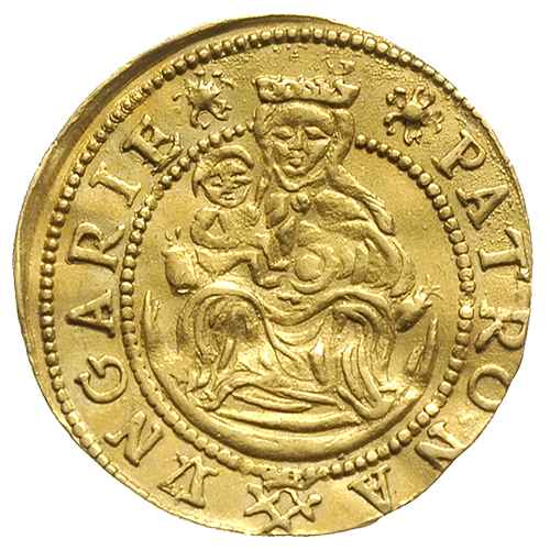 Zygmunt Batory 1581-1602, dukat 1594, Hermannstadt, złoto 3.45 g, Fb. 295, Resch 156, lekko gięty, ale bardzo ładnie zachowany