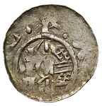 Władysław Herman 1081-1102, denar, Aw: Głowa w l