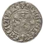 Winrych von Kniprode 1351-1382, kwartnik, Aw: Tarcza Wielkiego Mistrza, wokoło MAGISTER GENERALIS,..
