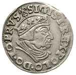 trojak 1538, Gdańsk, odmiana: korona królewska z
