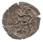 denar 1604, Wschowa, H-Cz. 7420 (R7), Tyszkiewic