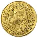 dukat 1683, Gdańsk, Aw: Popiersie króla w koronie w prawo i napis wokoło IOAN III D G REX POL M D ..